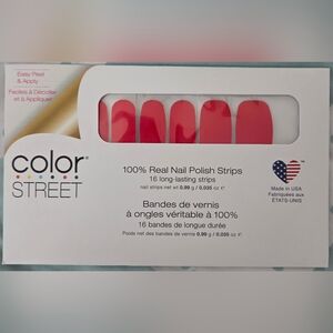 Color Street Carmine Shine Nail Strips